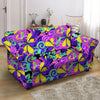 Hippie Psychedelic Mushroom Loveseat Cover-grizzshop