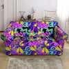 Hippie Psychedelic Mushroom Loveseat Cover-grizzshop