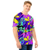 Hippie Psychedelic Mushroom Men T Shirt-grizzshop