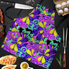 Hippie Psychedelic Mushroom Men's Apron-grizzshop