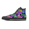 Hippie Psychedelic Mushroom Men's High Top Shoes-grizzshop