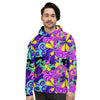 Hippie Psychedelic Mushroom Men's Hoodie-grizzshop