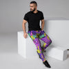 Hippie Psychedelic Mushroom Men's Joggers-grizzshop