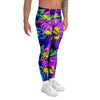 Hippie Psychedelic Mushroom Men's Leggings-grizzshop