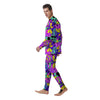 Hippie Psychedelic Mushroom Men's Pajamas-grizzshop