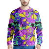 Hippie Psychedelic Mushroom Men's Sweatshirt-grizzshop