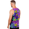 Hippie Psychedelic Mushroom Men's Tank Tops-grizzshop