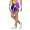 Hippie Psychedelic Mushroom Mini Skirt-grizzshop