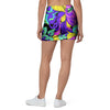 Hippie Psychedelic Mushroom Mini Skirt-grizzshop