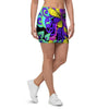 Hippie Psychedelic Mushroom Mini Skirt-grizzshop