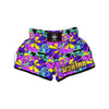 Hippie Psychedelic Mushroom Muay Thai Boxing Shorts-grizzshop