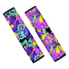 Hippie Psychedelic Mushroom Seat Belt Cover-grizzshop