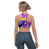 Hippie Psychedelic Mushroom Sports Bra-grizzshop