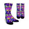 Hippie Psychedelic Mushroom Unisex Socks-grizzshop