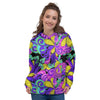 Hippie Psychedelic Mushroom Women's Hoodie-grizzshop