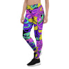 Hippie Psychedelic Mushroom Women's Leggings-grizzshop