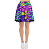 Hippie Psychedelic Mushroom Women's Skirt-grizzshop