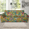 Hippie Psychedelic Van Peace Sign Pattern Print Sofa Covers-grizzshop