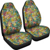 Load image into Gallery viewer, Hippie Psychedelic Van Peace Sign Pattern Print Universal Fit Car Seat Cover-grizzshop