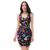 Hippie Retro Bodycon Dress-grizzshop