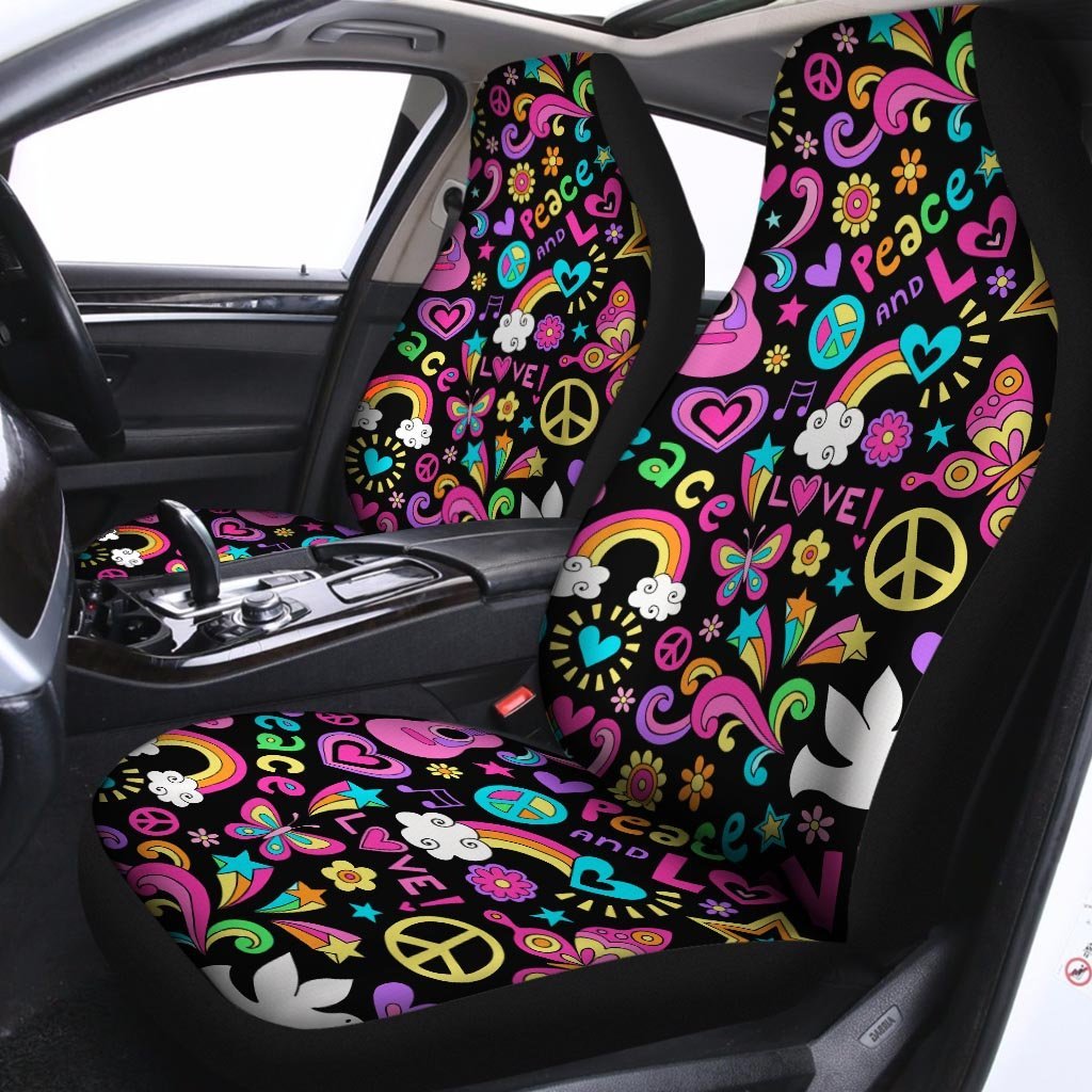 Hippie Retro Car Seat Covers-grizzshop