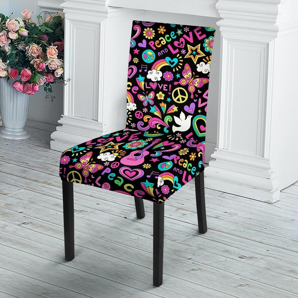Hippie Retro Chair Cover-grizzshop