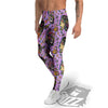 Hippie Retro Funky Women Print Pattern Men's Leggings-grizzshop