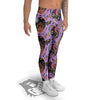 Hippie Retro Funky Women Print Pattern Men's Leggings-grizzshop