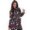 Hippie Retro Hoodie Dress-grizzshop