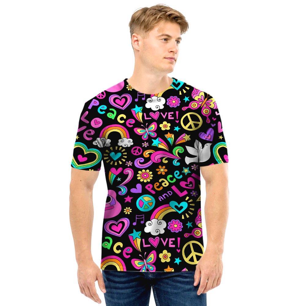 Hippie Retro Men T Shirt-grizzshop