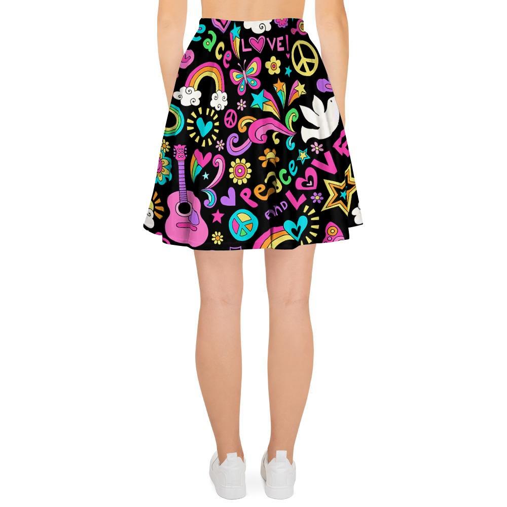 Hippie Retro Women's Skirt-grizzshop