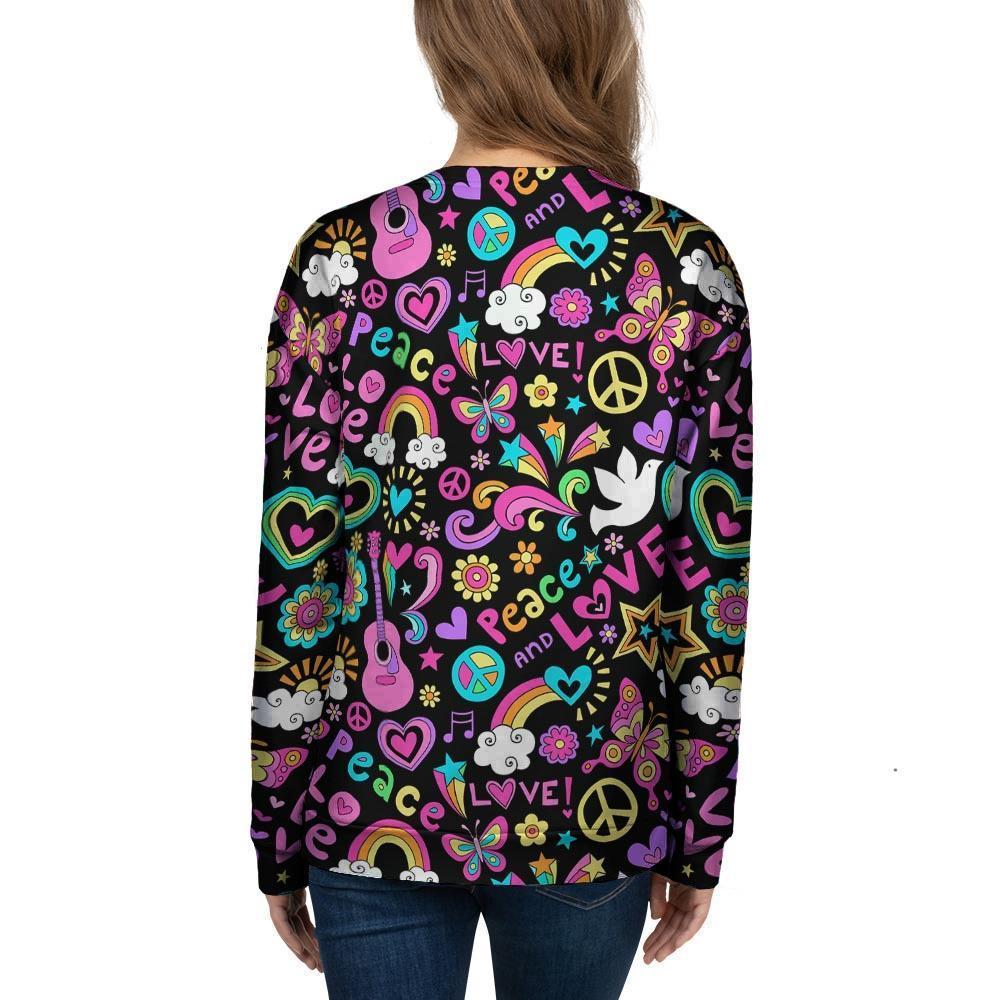 Hippie Retro Women's Sweatshirt-grizzshop