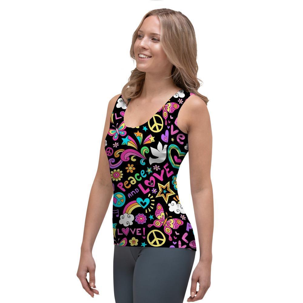 Hippie Retro Women's Tank Top-grizzshop