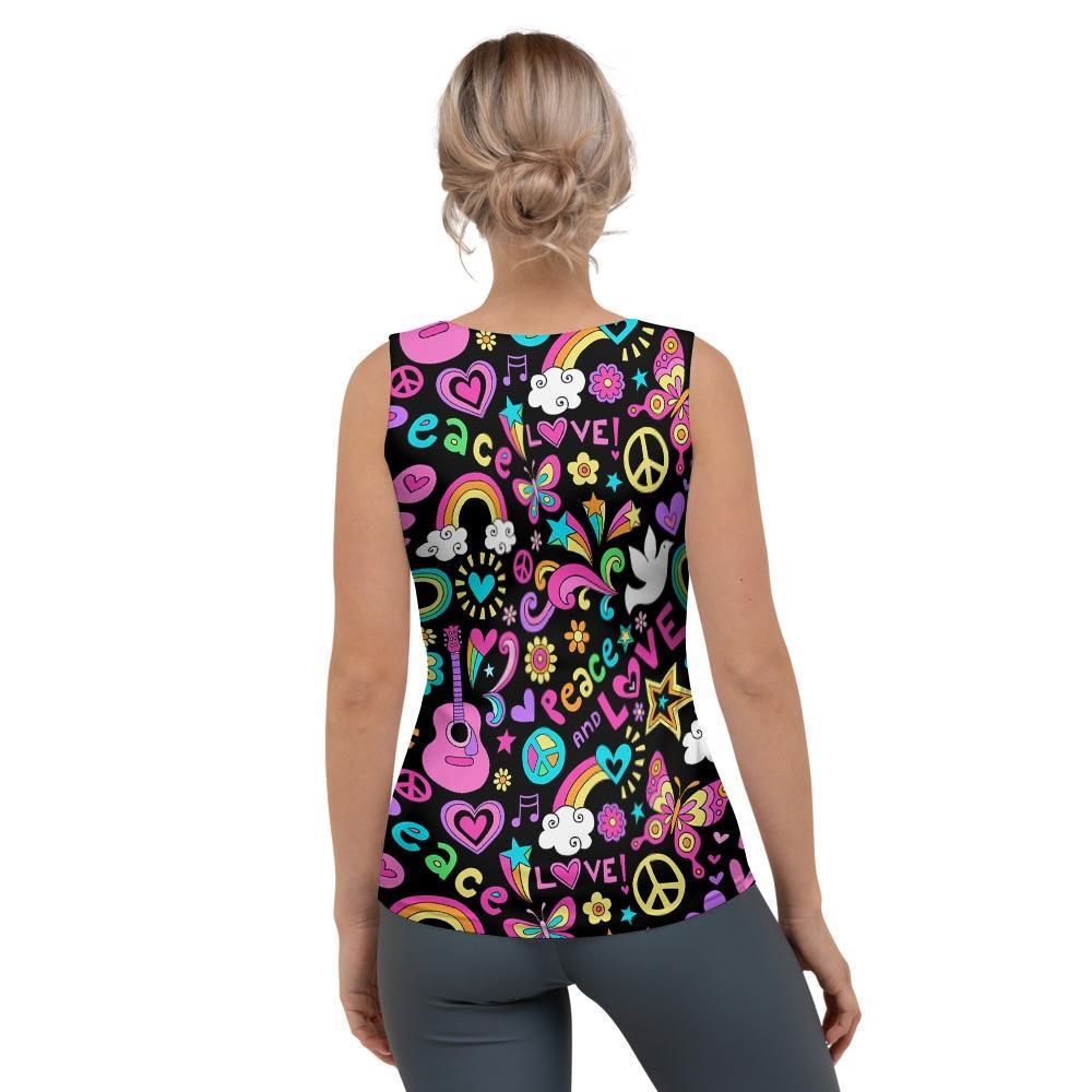 Hippie Retro Women's Tank Top-grizzshop