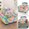 Hippie Tie Dye Armchair Cover-grizzshop