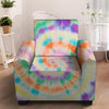 Hippie Tie Dye Armchair Cover-grizzshop