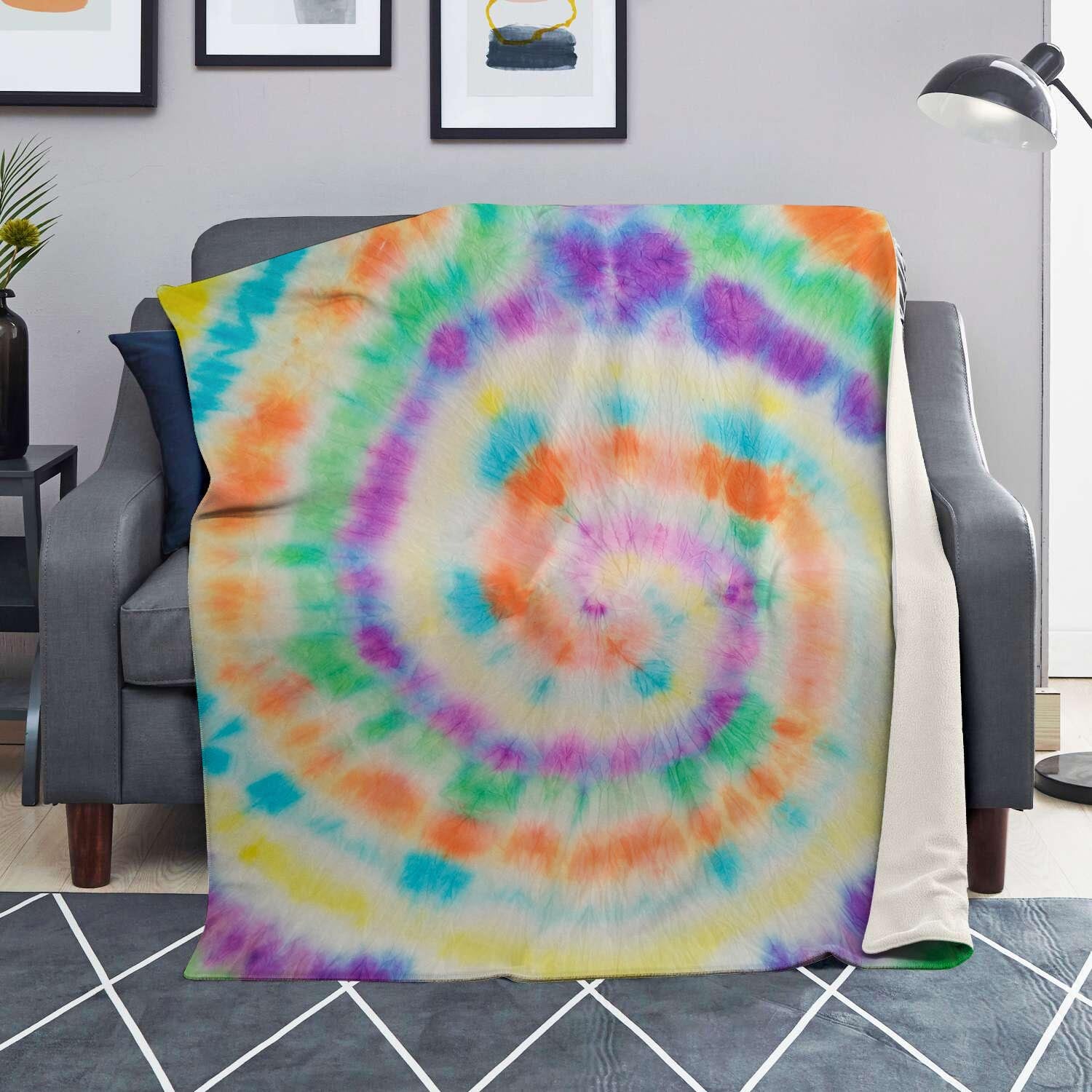 Hippie Tie Dye Blanket-grizzshop