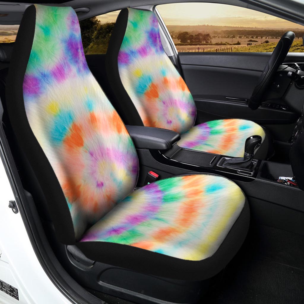 Hippie Tie Dye Car Seat Covers-grizzshop