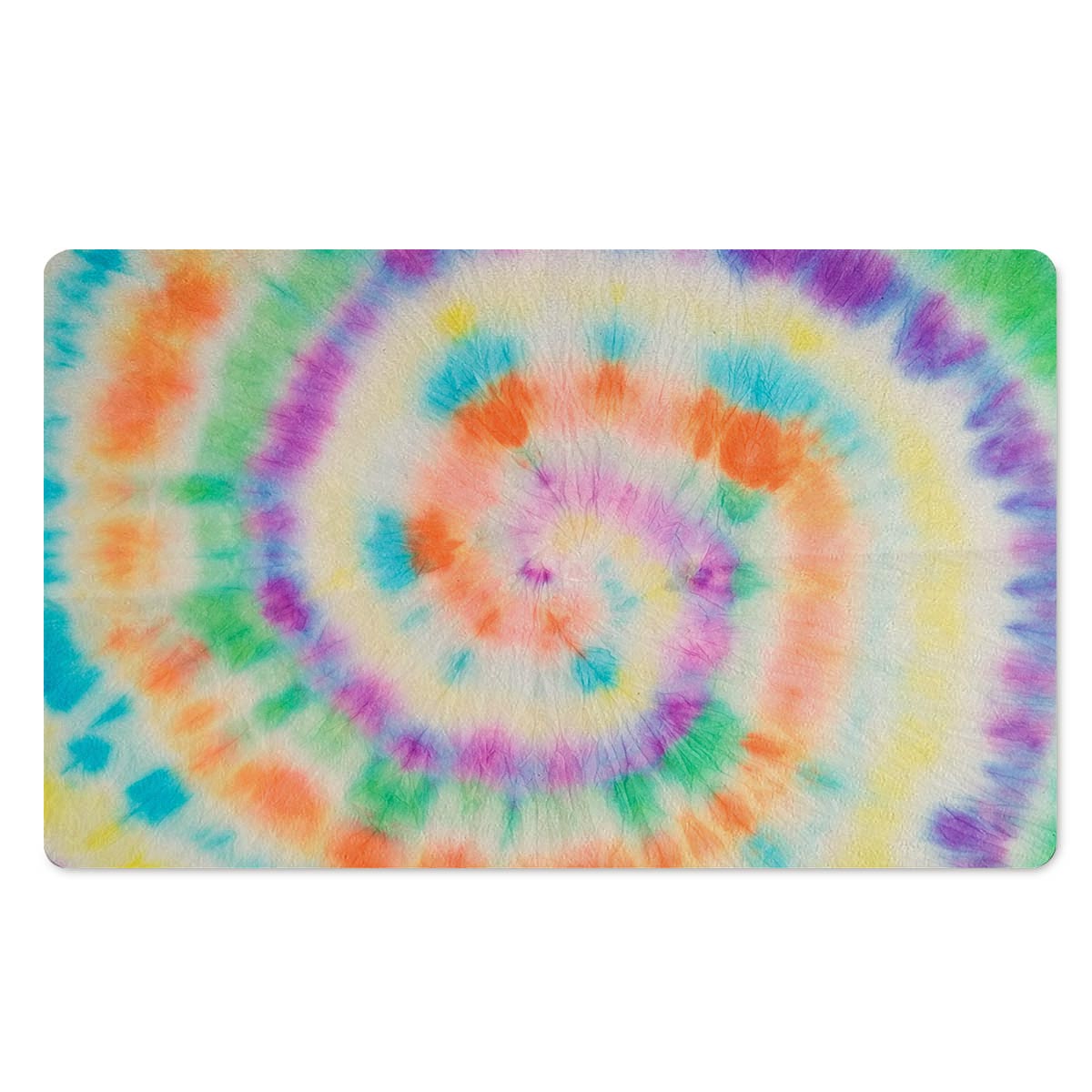 Hippie Tie Dye Door Mat-grizzshop