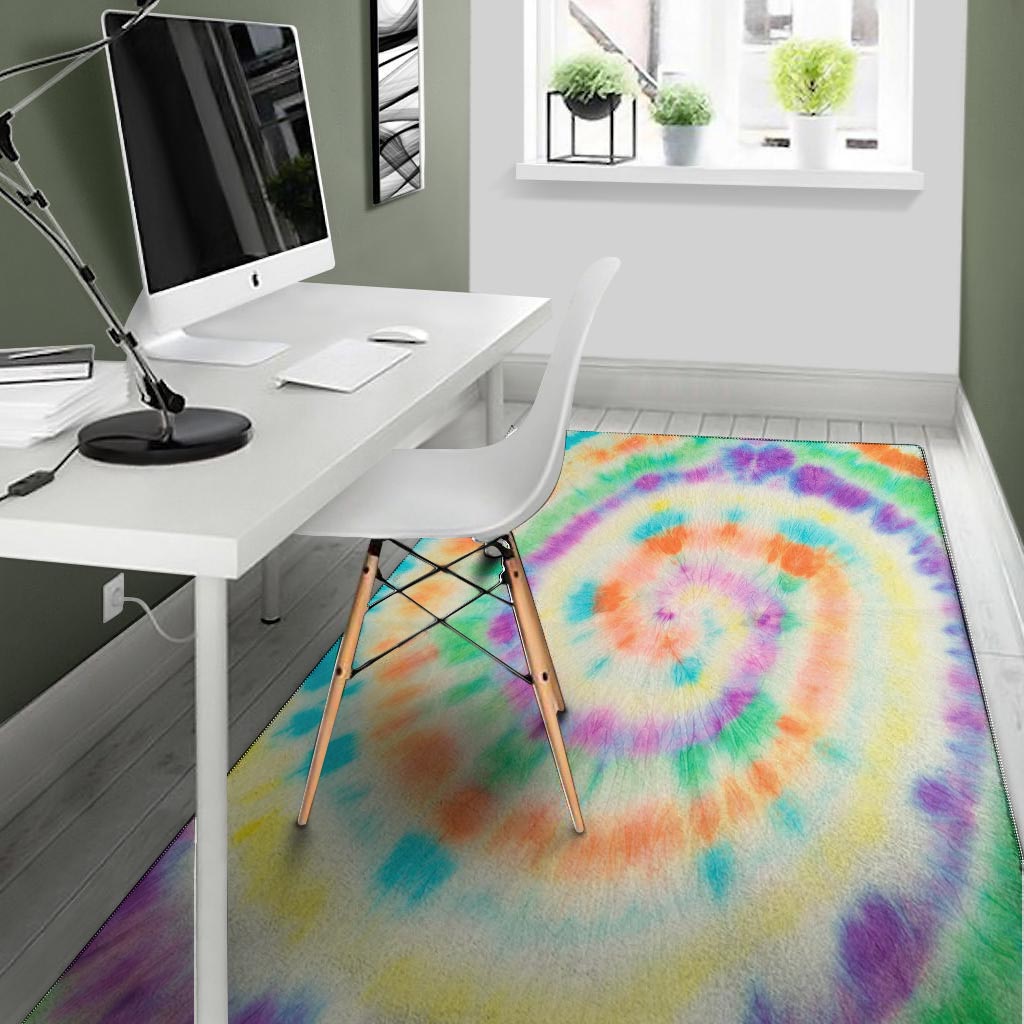 Hippie Tie Dye Floor Mat-grizzshop