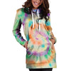 Hippie Tie Dye Hoodie Dress-grizzshop