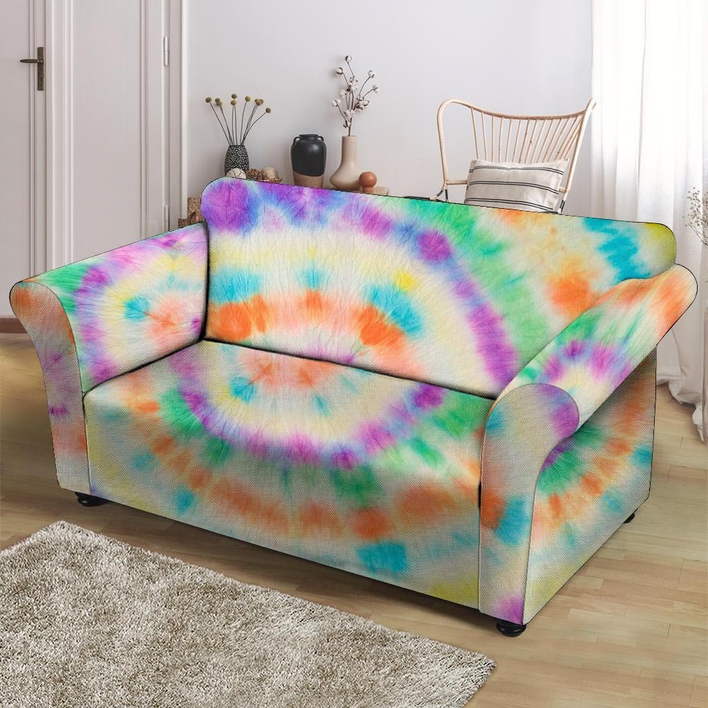 Hippie Tie Dye Loveseat Cover-grizzshop