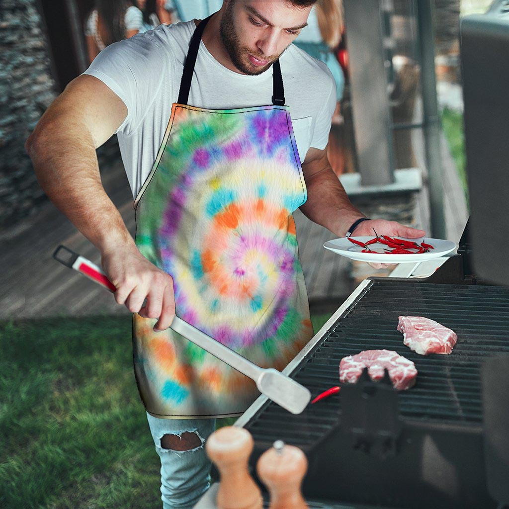 Hippie Tie Dye Men's Apron-grizzshop