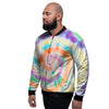 Hippie Tie Dye Men's Bomber Jacket-grizzshop