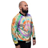 Hippie Tie Dye Men's Bomber Jacket-grizzshop