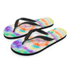 Hippie Tie Dye Men's Flip Flops-grizzshop