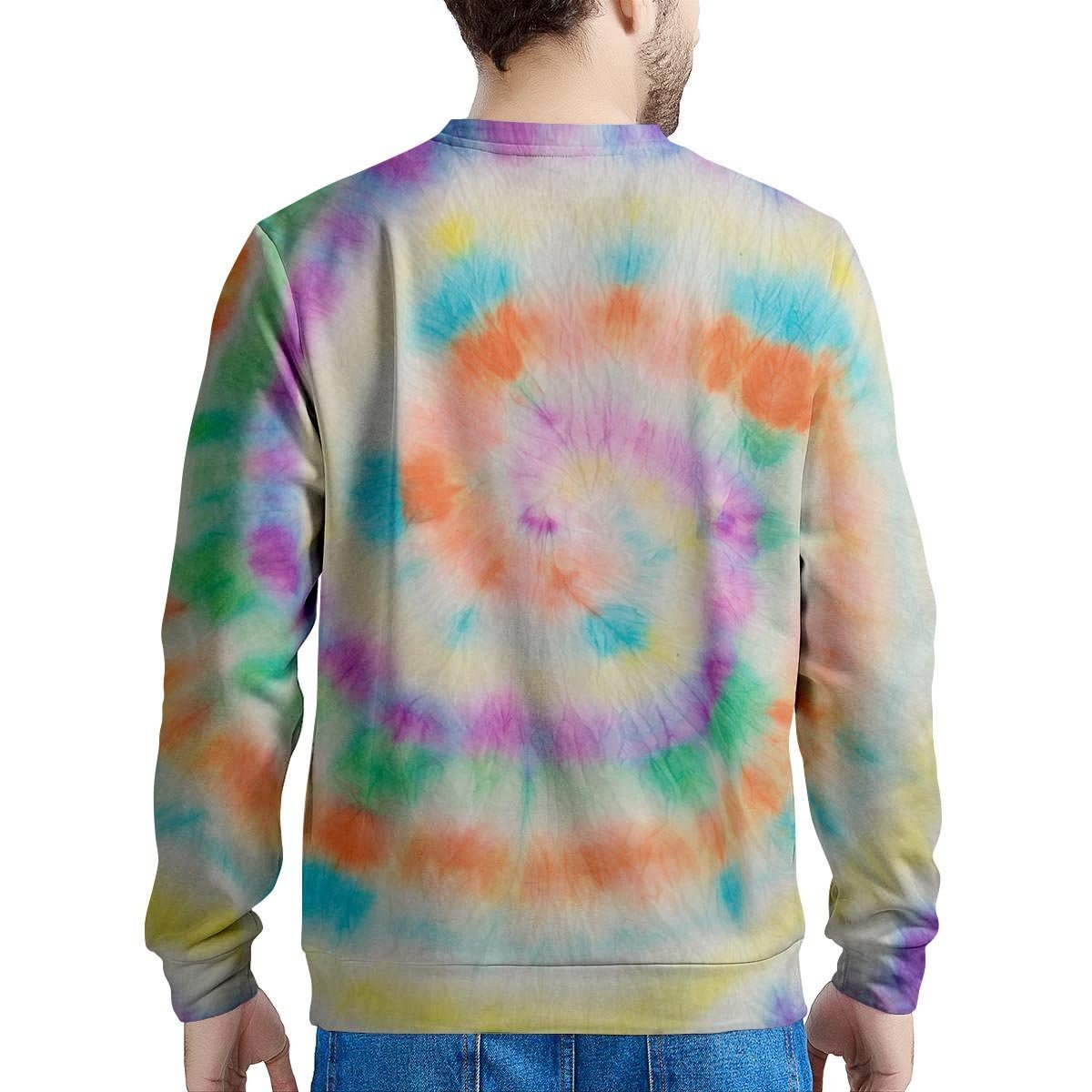 Hippie Tie Dye Men's Sweatshirt-grizzshop