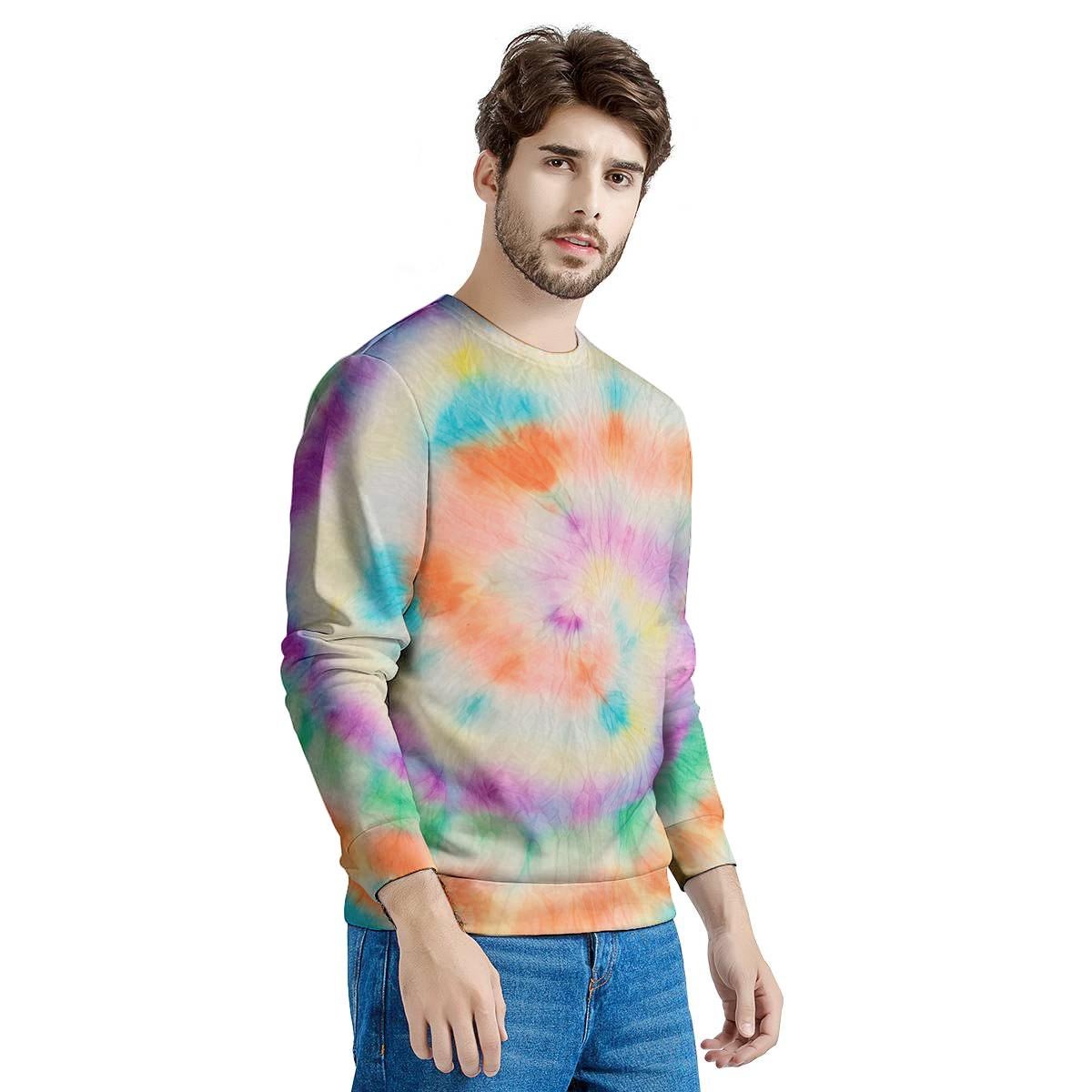 Hippie Tie Dye Men's Sweatshirt-grizzshop