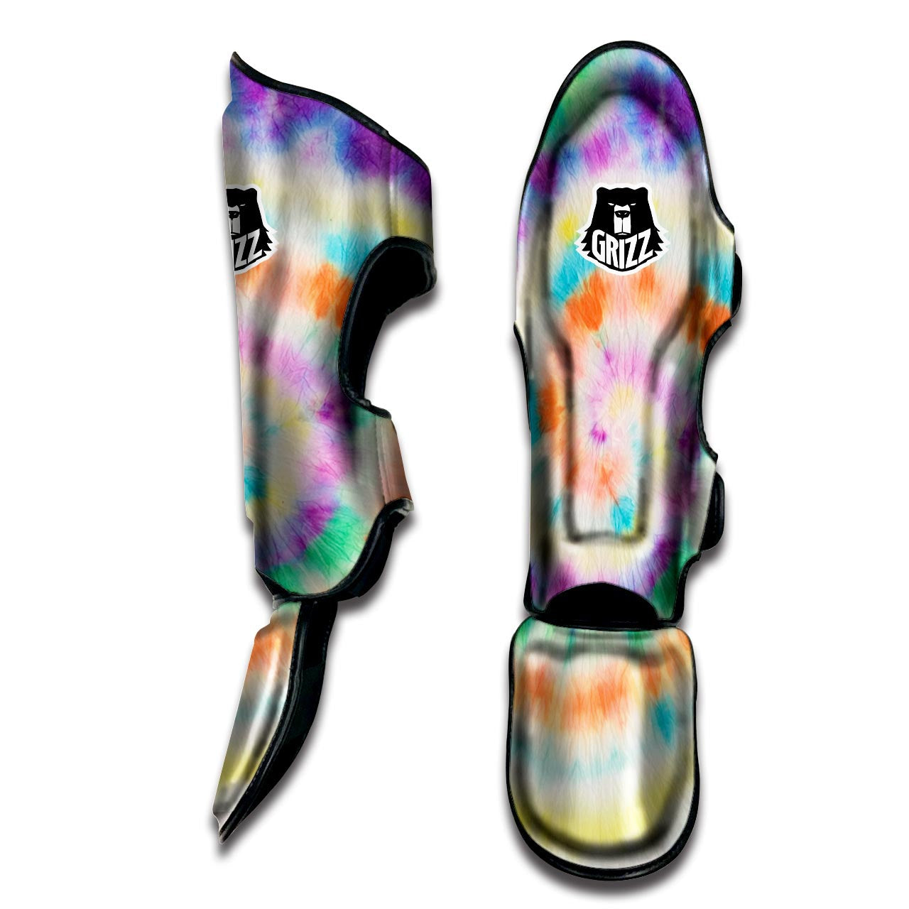 Hippie Tie Dye Muay Thai Shin Guard-grizzshop