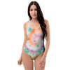 Hippie Tie Dye One Piece Swimsuite-grizzshop